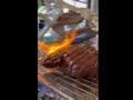 #beef #tomahawk #torch #flame #dinner