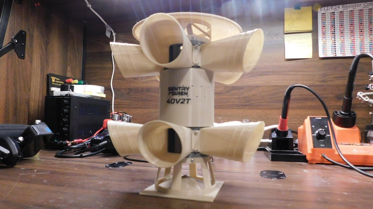 НОВАЯ сирена Mini Sentry Siren 40V2T Обзор/Тест!