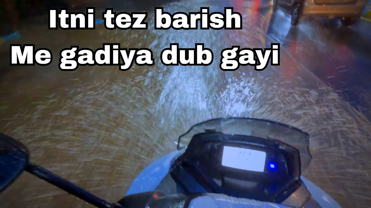 Upvan Overflowed | Gaadiya Dub gayi Itni Tez Barish Me |