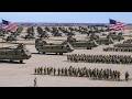 US Marines Deploy via CH 47 Helicopters During Operation Lethal Eagle Massive Air Assault Mission