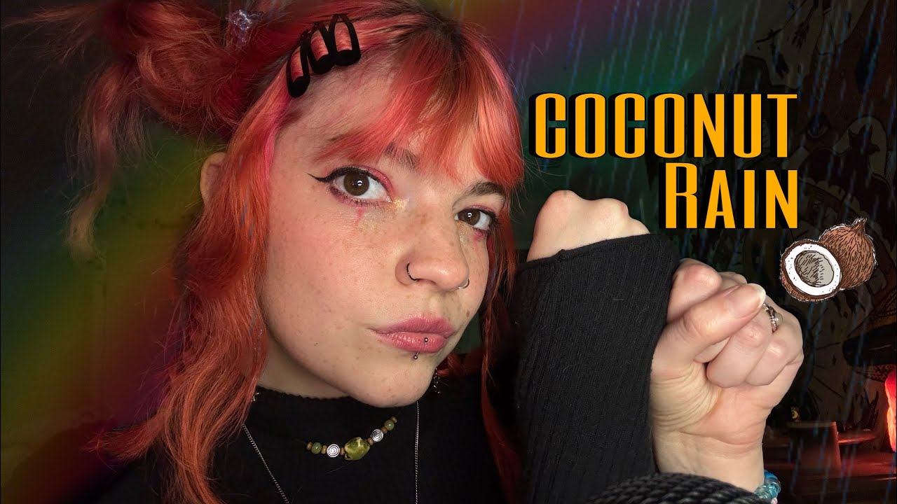 ASMR COCONUT RAIN 🥥🌧️ Tingles in Your Face (by Angelic Lofi) - YouTube