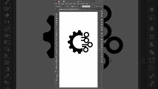 Creative Logo Making Idea in Adobe Illustrator #Shorts