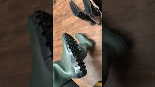 Trying On Different Styles Of Wellington Boots