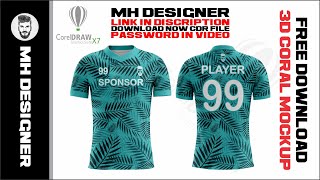 3D Soccer Jersey Sublimation Vector Design Free Download screenshot 5