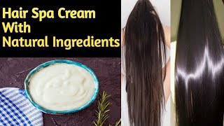 DIY hair Spa Cream with natural ingredients/ How to make Hair spa cream at home/Rowshan Tutorial