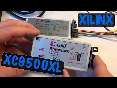 ISE Impact 및 DLC9LP 플랫폼 케이블 USB로 Xilinx XC9500XL 시리즈 CPLD 프로그래밍