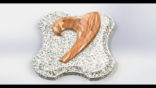 : Solidworks modeling: wood carving modeling #2