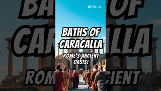 The Ancient Roman Baths That Could Fit 1,600 People! #shorts #romanbaths