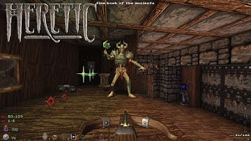 Heretic (Neural Upscale + Voxel pack) - E1M7: The Crypts | 4K/60