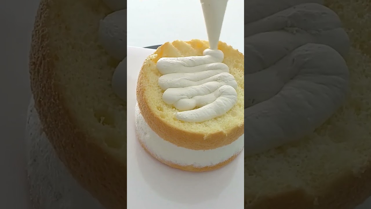 Immersive Experience Making Green Plum Cake 