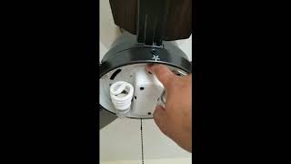 Install ceiling fan remote - broken chain - Hampton Bay/Hunter