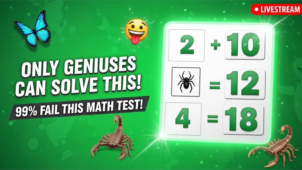 💬 Only for Geniuses! Can You Solve This Emoji Math Puzzle?🧩🫵 - YouTube