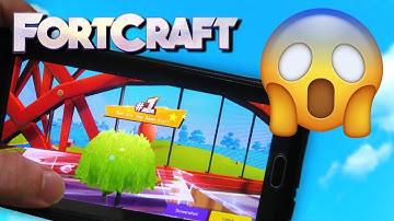 Fortnite Mobile Clone "FORTCRAFT" First Attempt Gameplay! (iOS and Android)