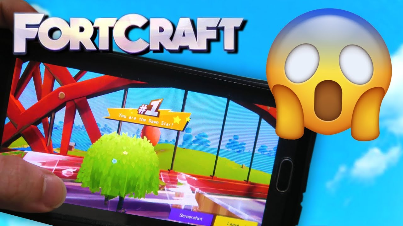 Fortnite Mobile Clone "FORTCRAFT" First Attempt Gameplay! (iOS and Android)