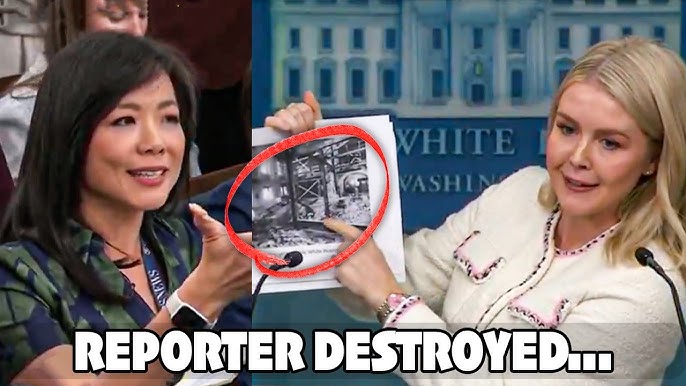 Karoline Leavitt DESTROYS Reporter With One Bald Fact To Her Face - YouTube