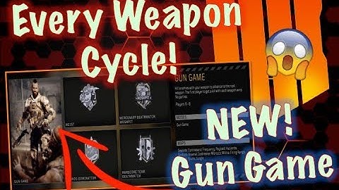 NEW Game Mode: Gun Game (Every Weapon Cycle) | Black Ops 4