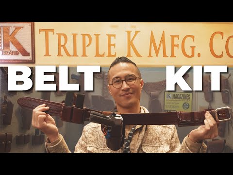 Classy Retro Leather Belt Kit | Triple K Mfg | Shot Show 2026