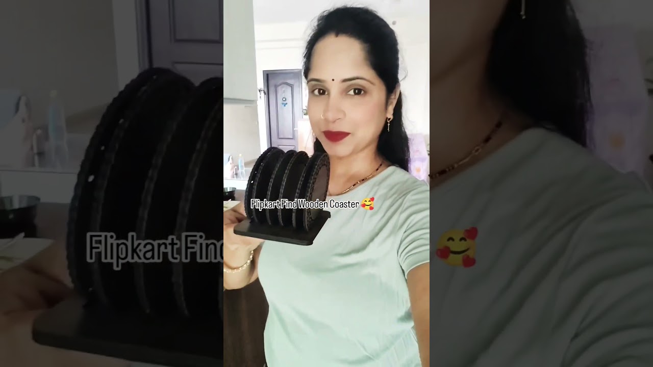 Wooden Tea ☕ Coaster| Best Flipkart Find| Comment "PP" for link|