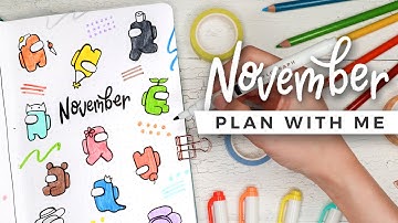 PLAN WITH ME | November 2020 Bullet Journal Setup