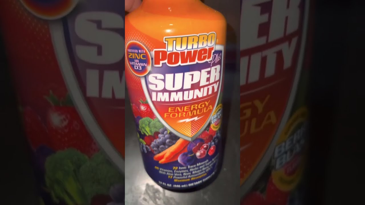 Boosting My Health with Turbo Power Plus Super Immunity Vitamins  