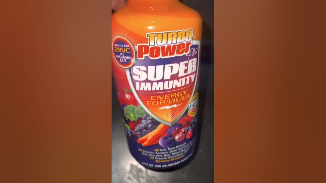 Turbo Power Plus - Super Immunity Energy Supplement