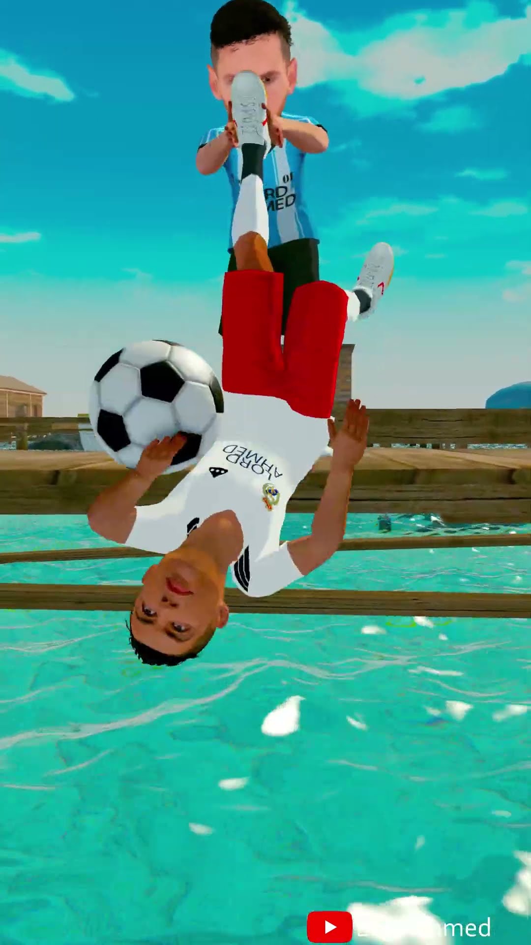 When Ronaldo Trust Messi ? #shorts