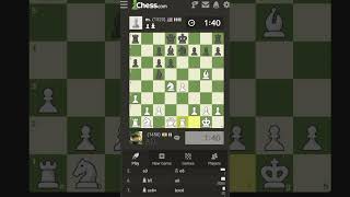 Under 1000 Elo watch this chess game. Queen fork and win game