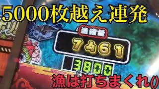 【メダルゲーム】がっぽりすしの漁で5000枚使えば流石に何かしら起きるクネ?前編