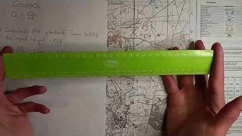 Map skills - Gradient