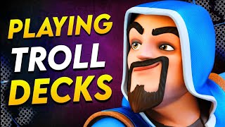Playing *DUMB* Decks in Ultimate Champion - Clash Royale