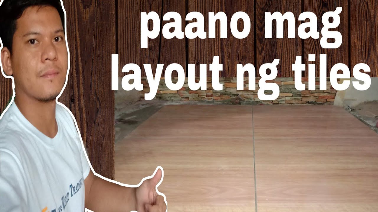 Paano mag layout ng tiles - YouTube