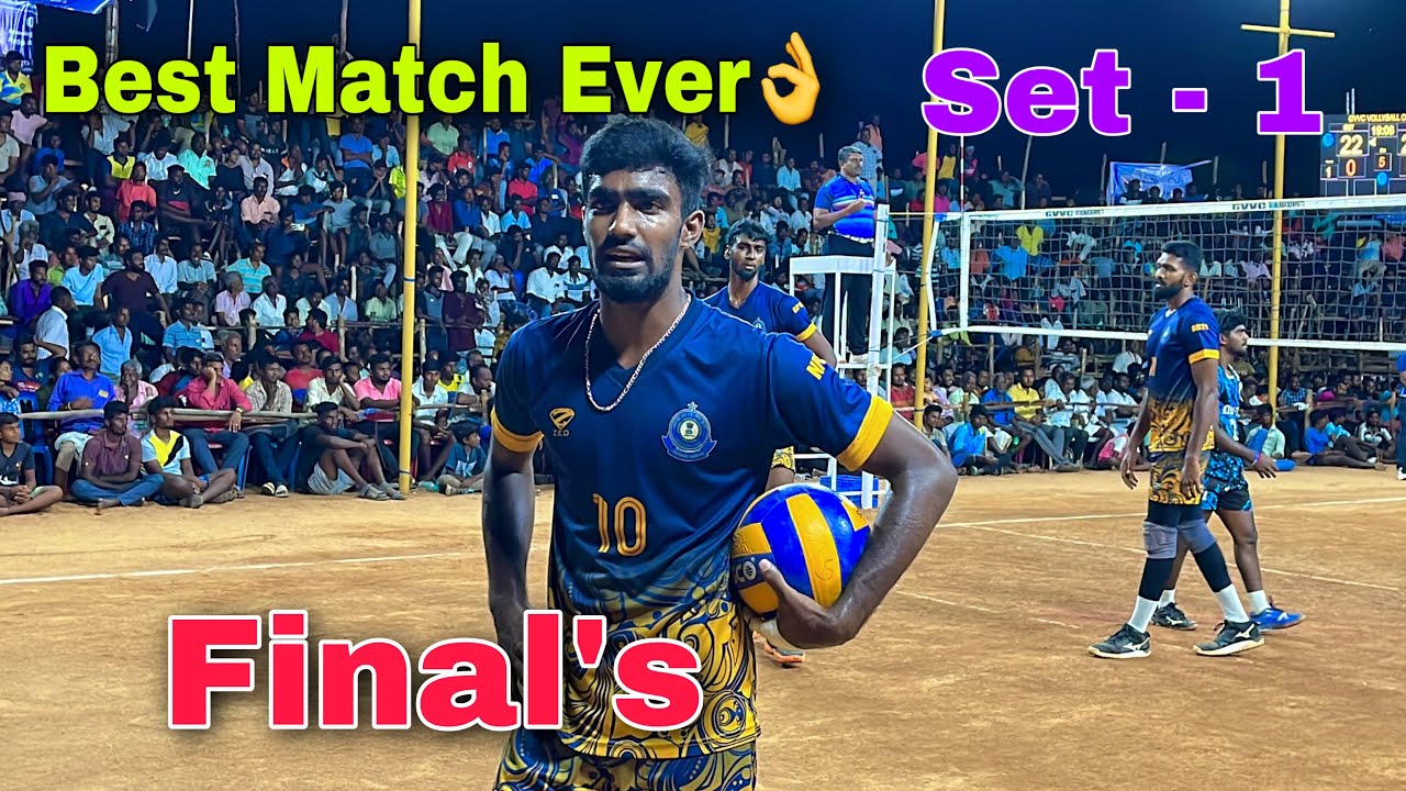 Final’s 🔥 Best Match Ever 👌 GST Chennai Vs SRM University 💥 Set - 1 | Gejalnaickenpatti