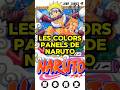 Les colors panels de naruto #manga #naruto #anime