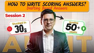 Session 2 - CA Final Audit | Drafting Based Answers