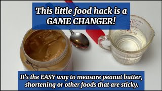 Details Food Hack: Step by Step. Measuring Peanut Butter the EASY WAY News