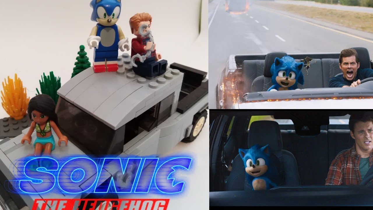 Lego sonic movie MOC custom pickup and minifigures