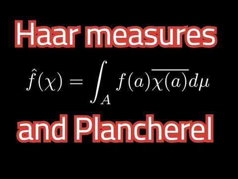 Haar measures + Plancherel for LCA groups