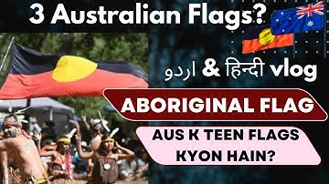 🇦🇺 Aussie Flag Secrets Revealed! 🔍| Australian Aboriginal Flag History in Urdu/Hindi explained