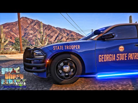 Playing GTA 5 As A POLICE OFFICER Highway Patrol|| GSP|| GTA 5 Lspdfr Mod| 4K