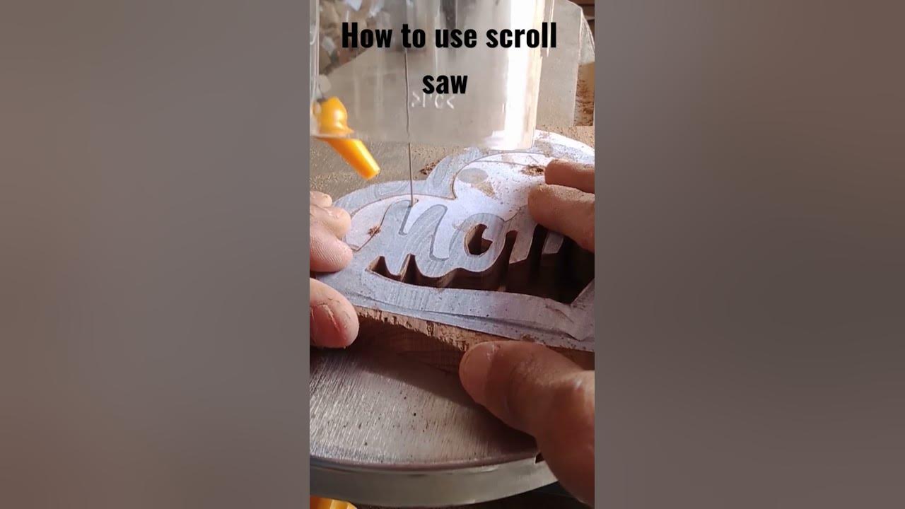 how to use scroll saw YouTube