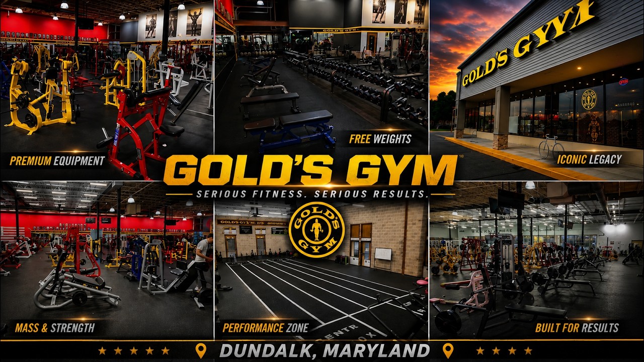 GOLD'S GYM DUNDALK MD FULL TOUR | 24/7 Gym Walkthrough, Equipment