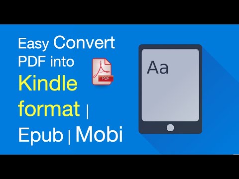 Video: PDF -ni MOBI -yə necə çevirmək olar (şəkillərlə)