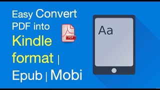 How to easy convert PDF file into Kindle format | EPUB | MOBI Format screenshot 5