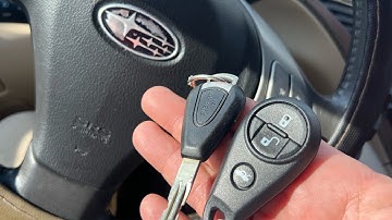 Subaru Tribeca 2007/2008 New Remote Added- SmartPro