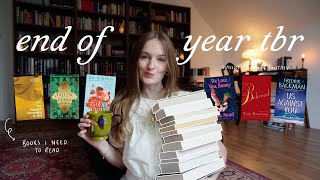 end of year TBR 📚 all the books I want to read before the end of 2025: fiction, classics, fantasy