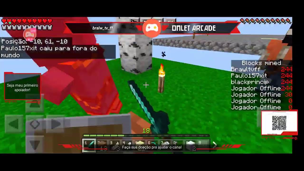  minecraft bedrock 1 19 51 ao vivo mapa one block final de one