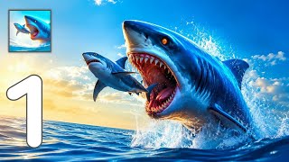 Shark Universe: - Gameplay Walkthrough Part 1 - Eat various fish and evolve (IOS, Android)