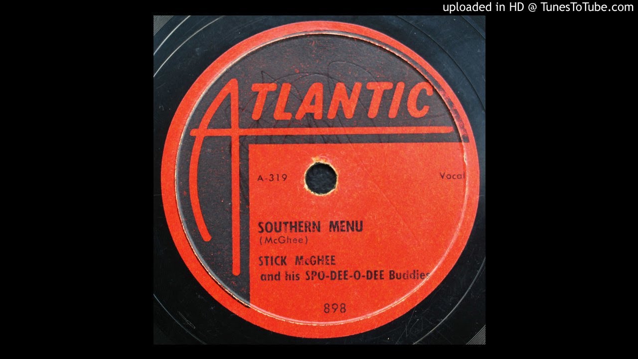 Stick McGhee - Southern Menu - 1950 Blues - YouTube