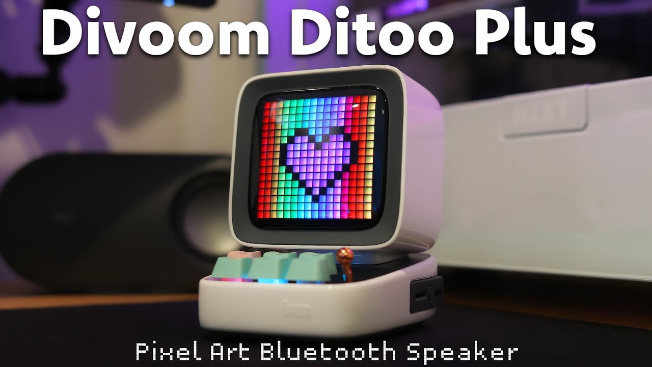 Divoom Ditoo Plus Review (Super Fun Pixel Art Speaker) - YouTube