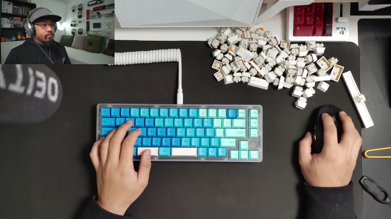 Switch Swapping Glorious Lynx and Pandas from Mark 65 to GMMK Pro